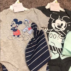 Set of 2 Disney jumping beans pant sets 0-3 months